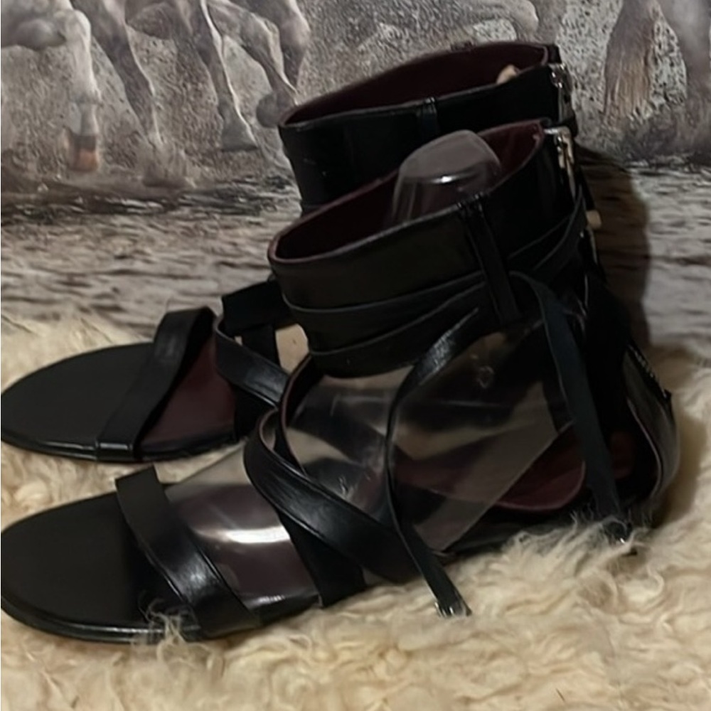 J Lindeberg leather sandals